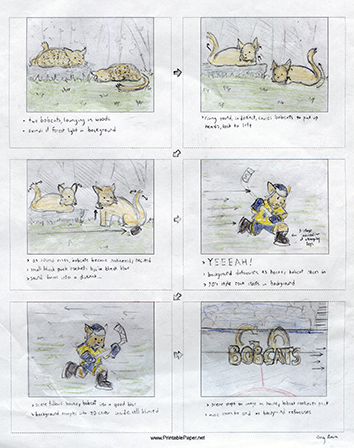 Go Bobcats Storyboard